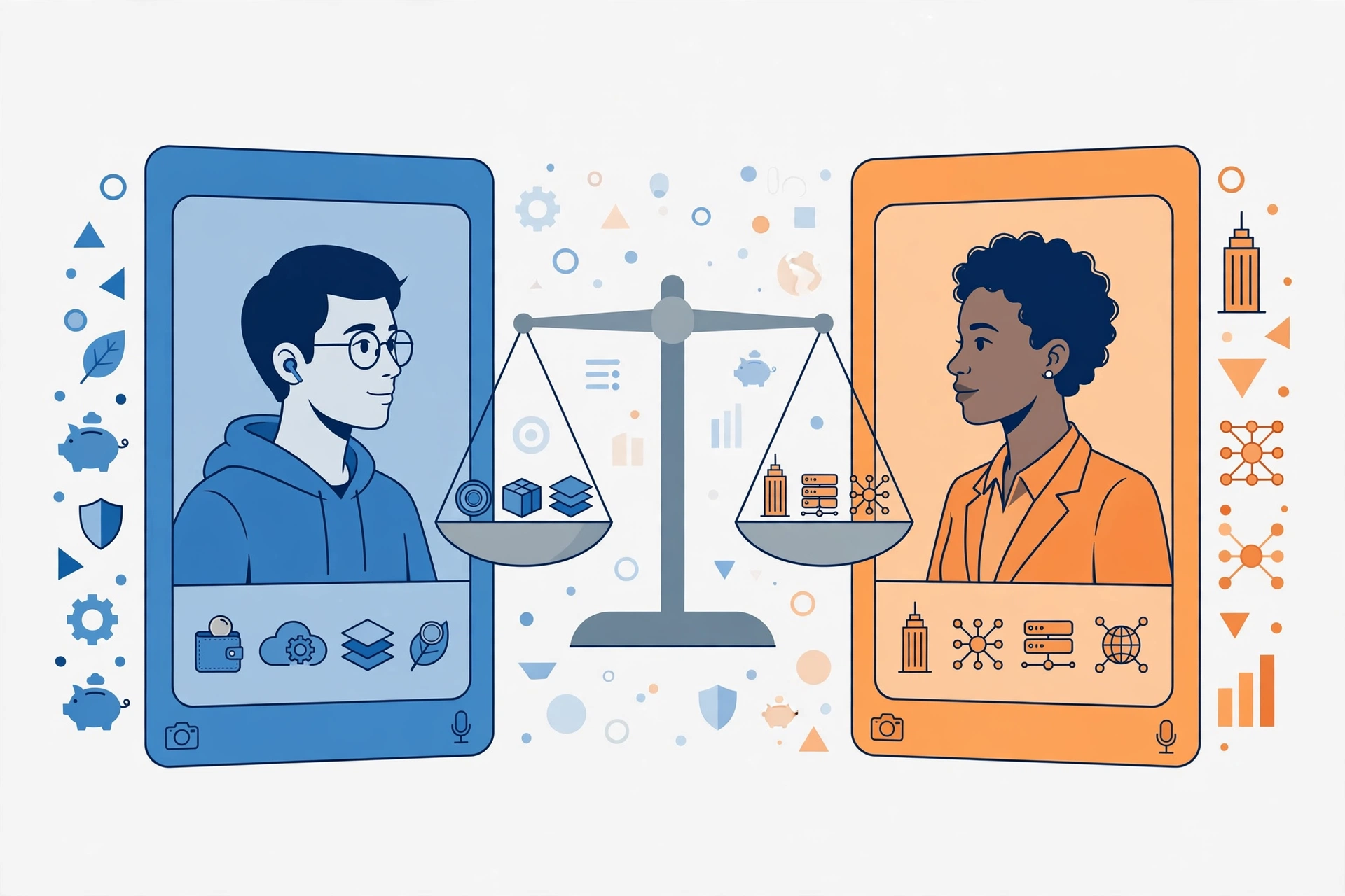 Humanify vs Synthesia comparison: budget one-time talking-head tool versus enterprise AI presenter platform
